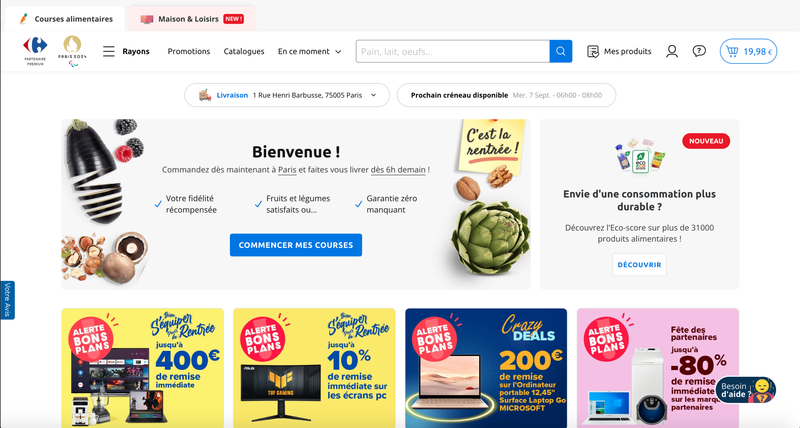 You are currently viewing Carrefour.fr